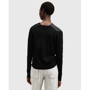 AllSaints Myra Cowl Neck Merino Wool Jumper